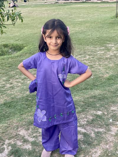 stitched dress for girl age 5