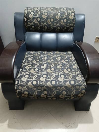 6 seater sofa for sale with 2 single table and 1 double table