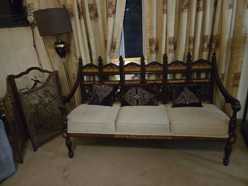 5 seater solid wood set 0