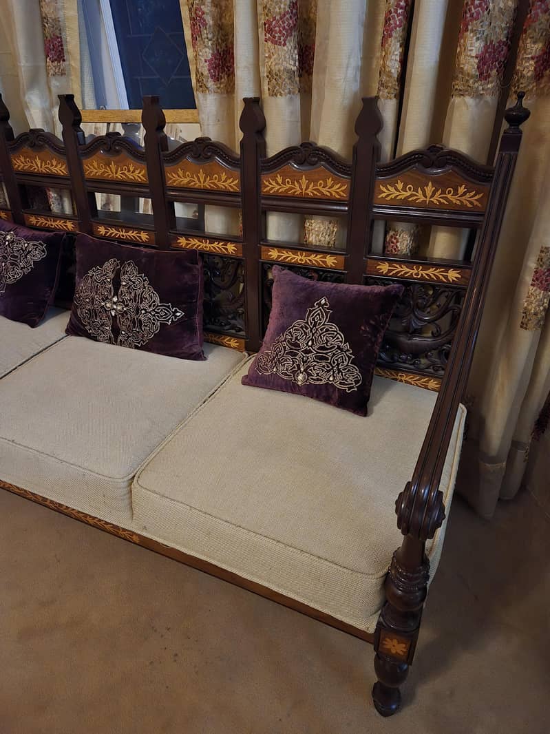 5 seater solid wood set 1