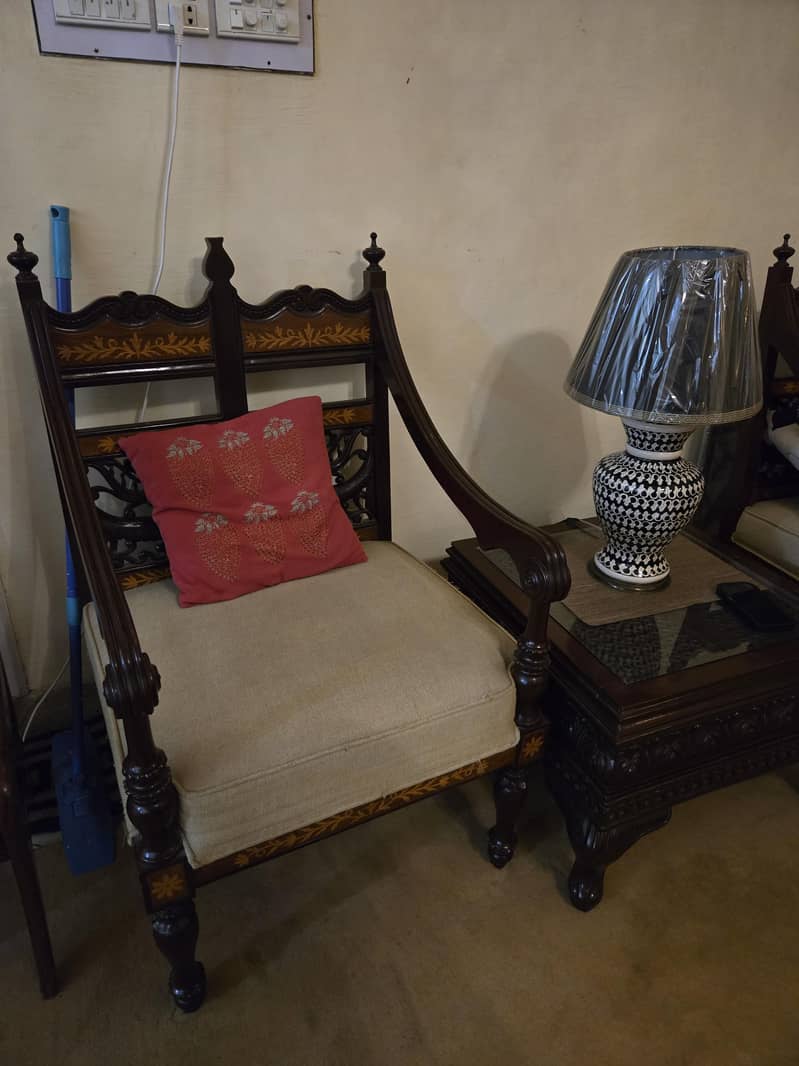 5 seater solid wood set 2