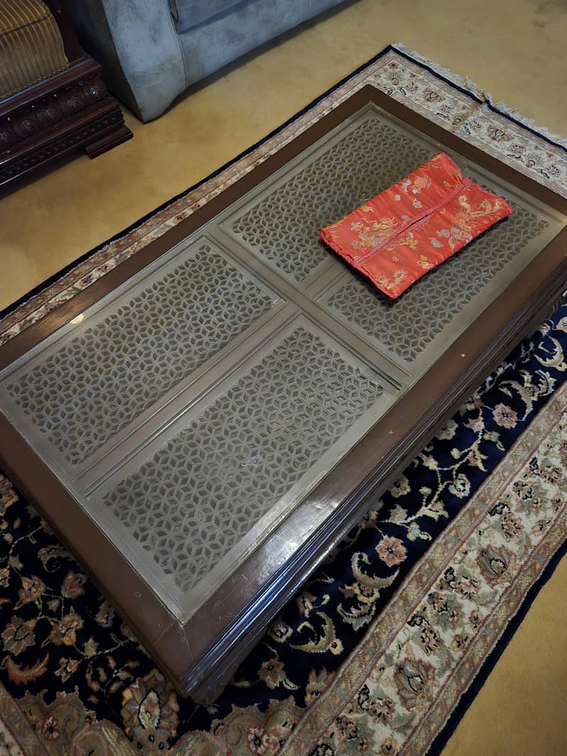 4 solid wood table set 1