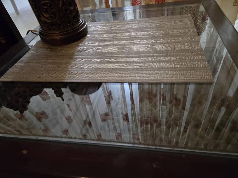 4 solid wood table set 8