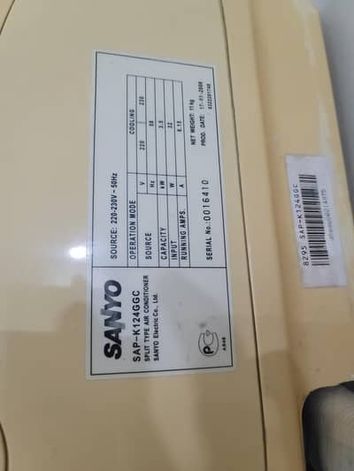 sanyo Ac split