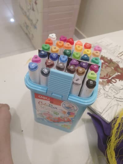 coloring markers