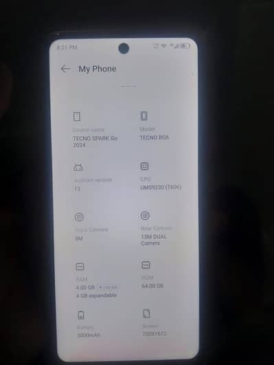 Tecno Spark Go