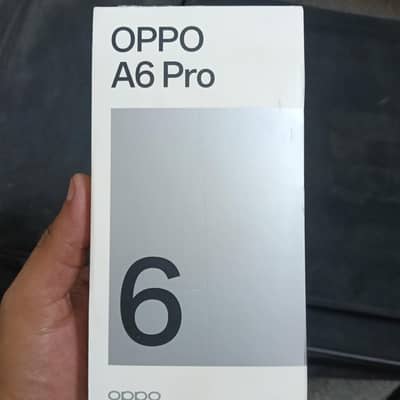 OPPO A6 pro 4& half months warranty original charger dabba available