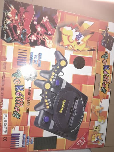 GAME STAR 2001 CONSOLE (Pokèmon themed)