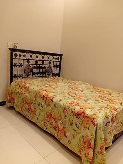 18 Guage Iron Bed along with 6 inch mattress
