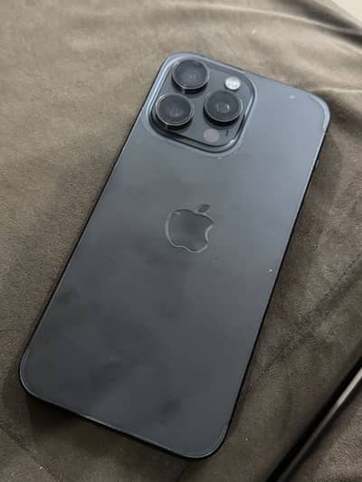Apple iPhone 15 Pro Max black FU 10/10 e sim time left