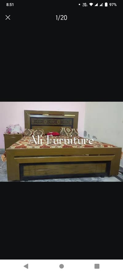 Bed Set/ King bed/ Double bed.