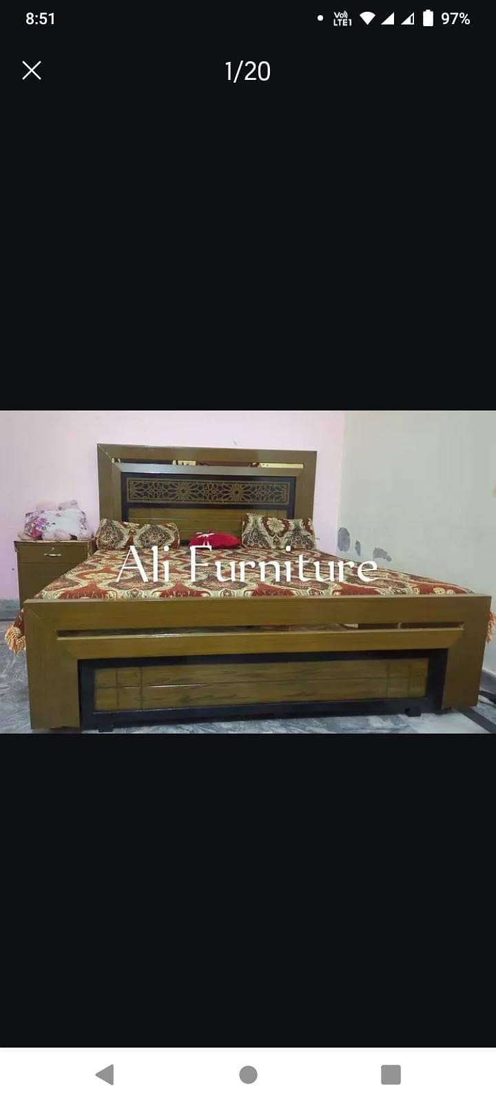 Bed Set/ King bed/ Double bed. 1