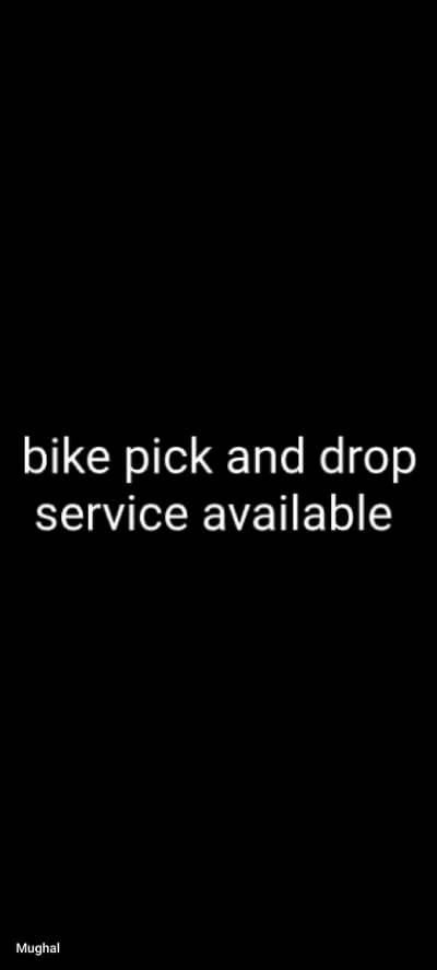bike pick and drop service available