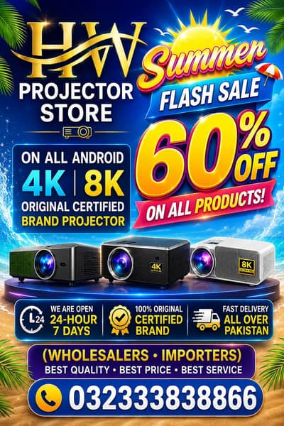 Hd 4k Android Led Projecor , Multimedia Projector . Smart Projector