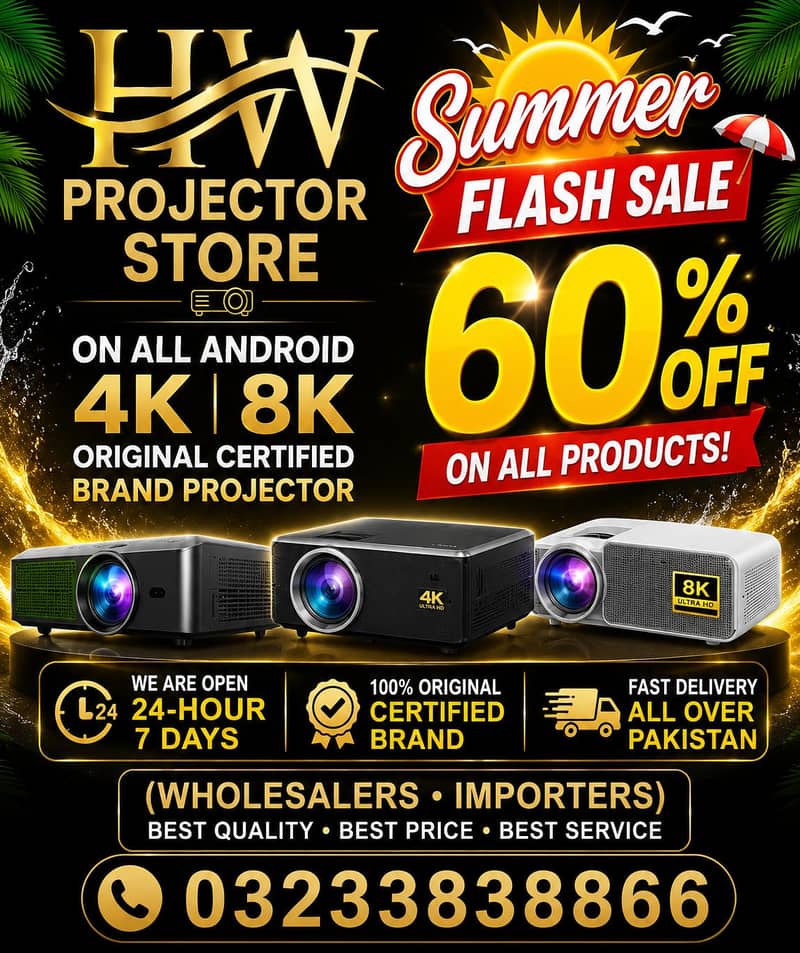 Hd 4k Android Led Projecor , Multimedia Projector . Smart Projector 19