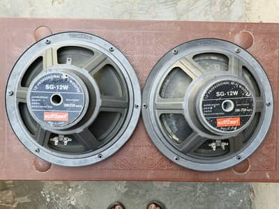 Konzert SG-12W 12" Professional Hi-Fi Woofer (Pair / 2 Pieces)