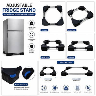 Adjustable Stand for Fridge and washing machine
