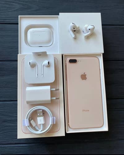 iphone 8 plus 256GB full box Whatsapp no,03291198929