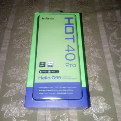Hot 40 pro 8+256 pack condtion All accsries new