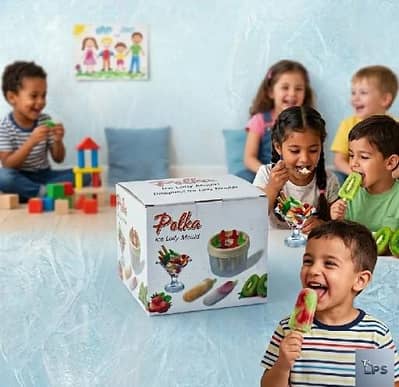 6 Ice cream Mould Popsicle Maker - Reusable Ice Lolly Kulfi Maker Mold