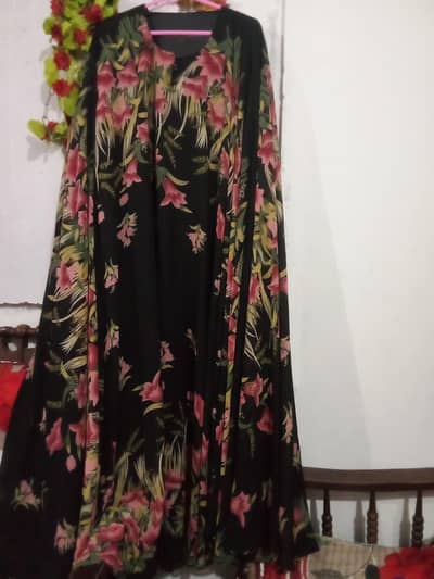 floral printed burqa