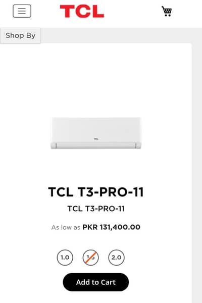 1 ton Ac TCL T3 pro