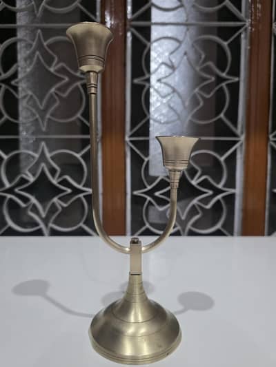 Pure Brass Candle Holder (Antique)