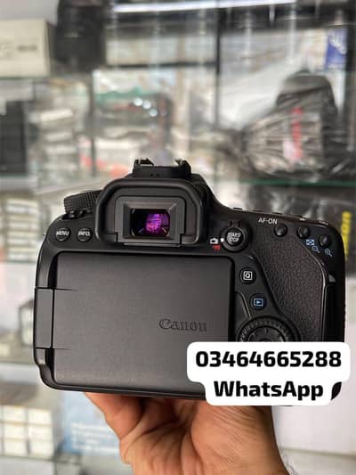 DSLR Canon 80d camera for sale two lens to battery