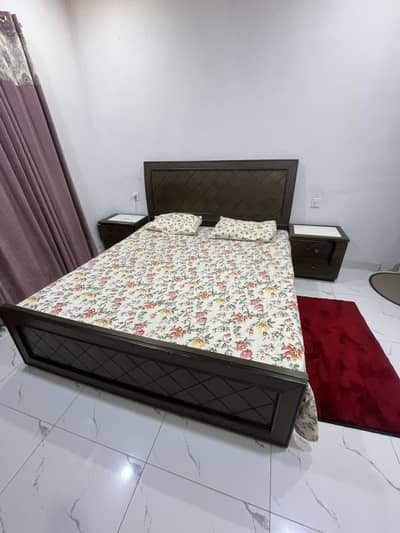 Original wood bed
