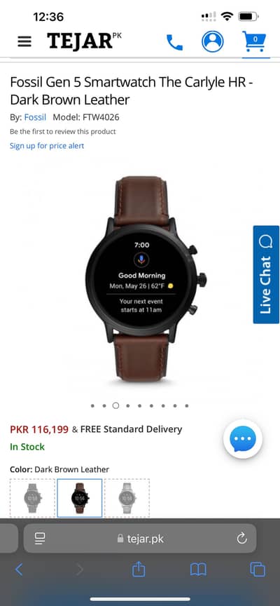 Fossil gen 5 exchange with Apple Watch