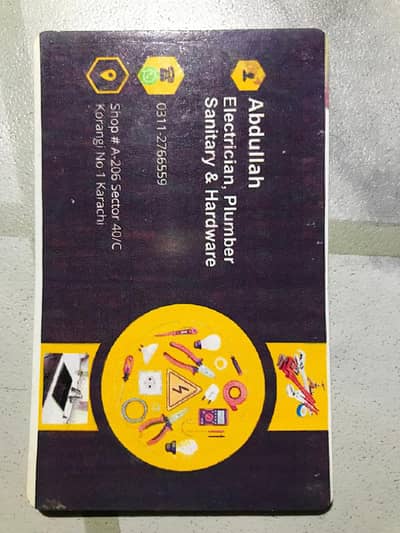 electric solar and plumbering no:. 03112766559