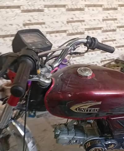 United 70cc Red color 2022 modal-Urgent sale- 0313-1727666