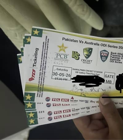 PAK VS AUS tickets