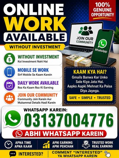  Without investment online earning work 
