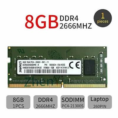 8gb ddr4 laptop ram  100 percent ok