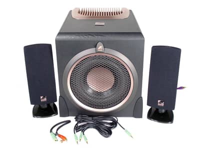 Branded. . . . Cyber Acoustics A3780 180 W 2.1 Speaker ( Like Bose ,JBL ),
