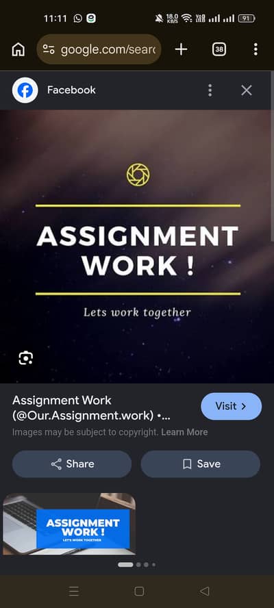 Assignment work