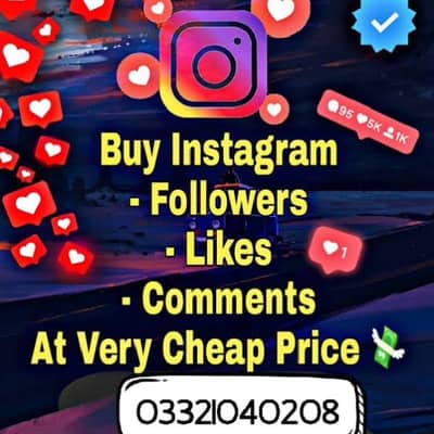 Instagram Followers Likes Views Facebook Followers TikTok Followers