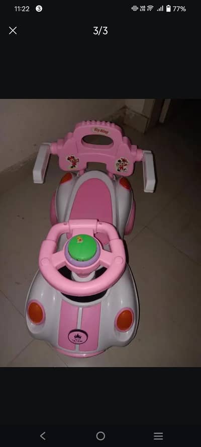 pink tolo car