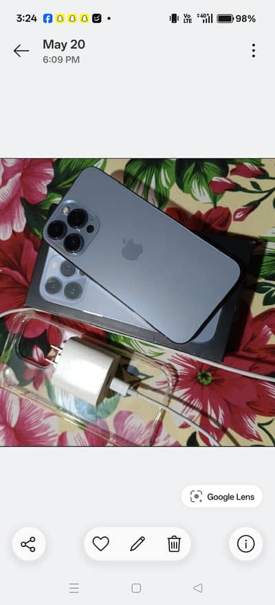 Iphone 13 pro max pta approved my whtsp 03251343839