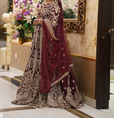 Exquisite Bridal Lehenga for Sale - Worn Only Once (2 Months Old)