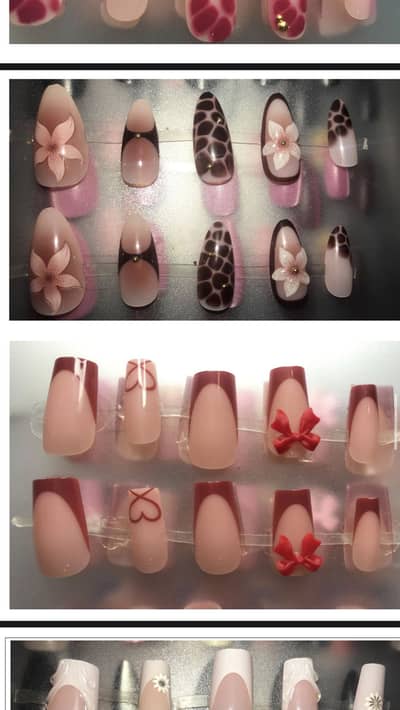 Press on nails, Artificial nails,3d nails , long nails