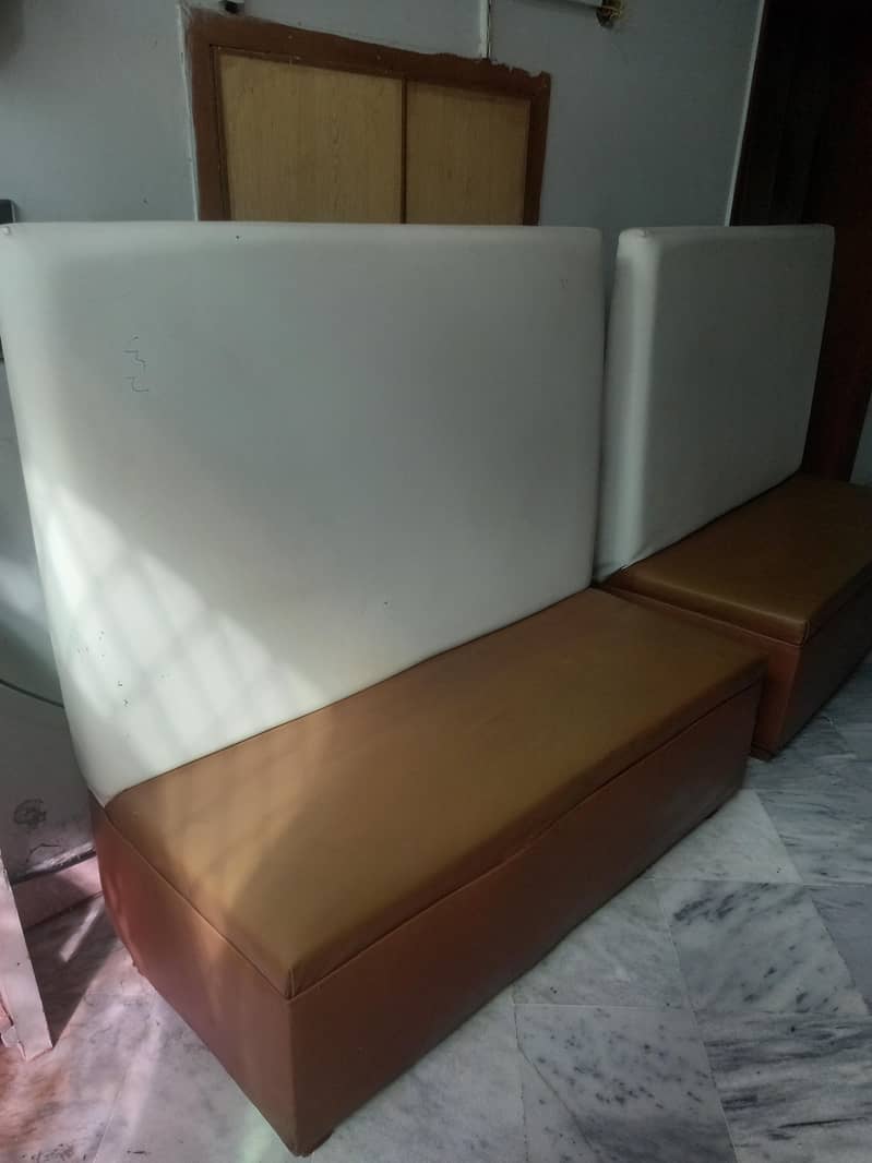 restaurant 3 seater high back sofas 2