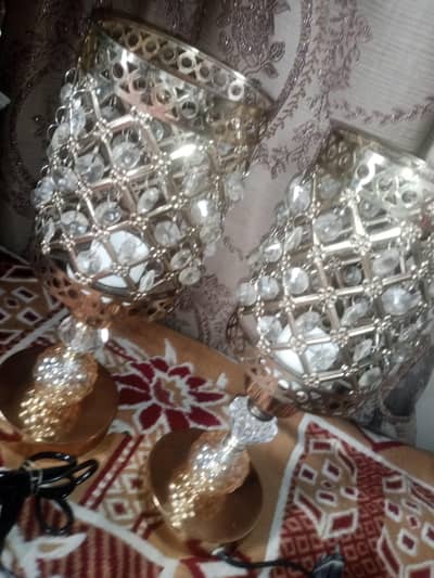 fancy lamp  pair