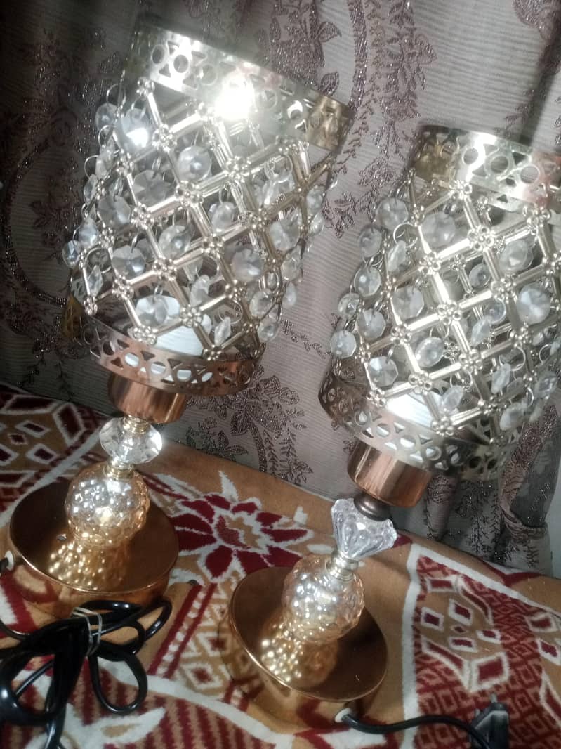 fancy lamp  pair 1