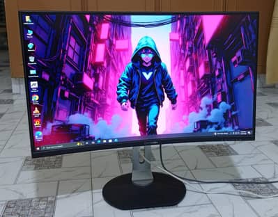 32inch Curved 240hz GameOn HDMI/Speakers LED Monitor