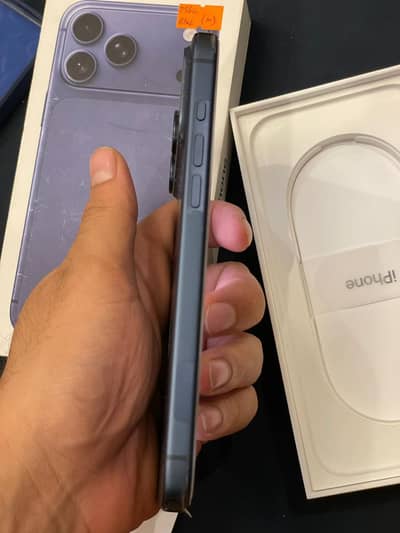 17 pro max blue 256gb jv  non pta