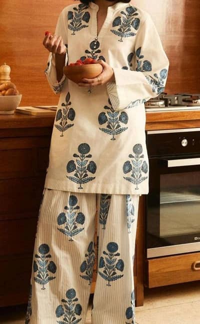 2pc cotton awn farshi Shalwar suit