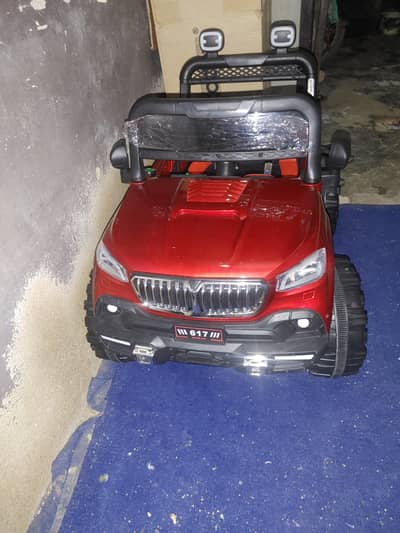 kids car bmw double motor 2 battries new with box