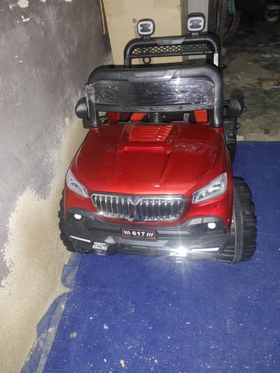 new kids car BMW double motor with 2 batteries